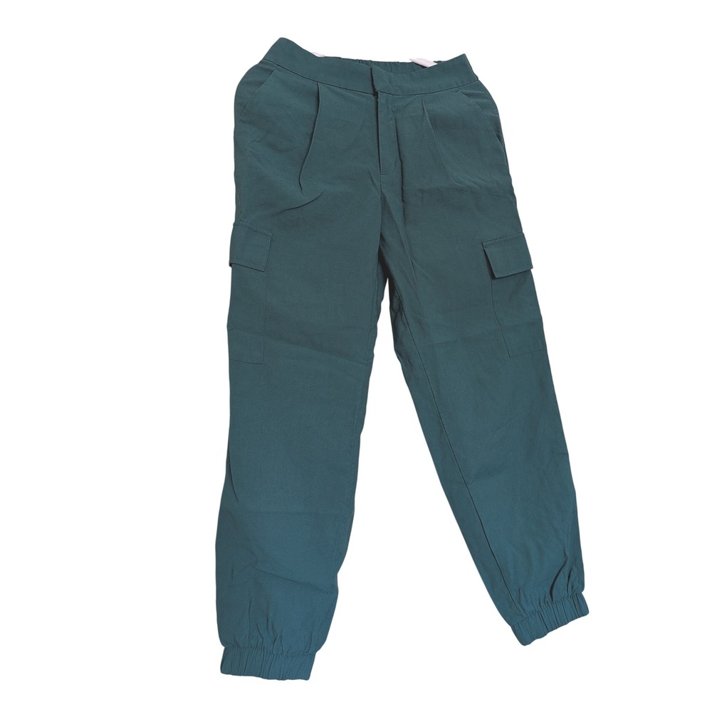 A New Day Womens Forest Green High Rise CargoPants Size 4